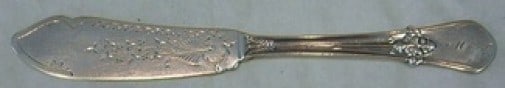 Gorham Swiss Sterling Silver Fish Knife Brite-Cut 7 Inches: Gorham Swiss Sterling Silver Fish Knife Brite-Cut 7 Inches This exquisite Swiss by Gorham fish knife features a stunning Brite-Cut design and is crafted from high-quality sterling silver. The hollow h
