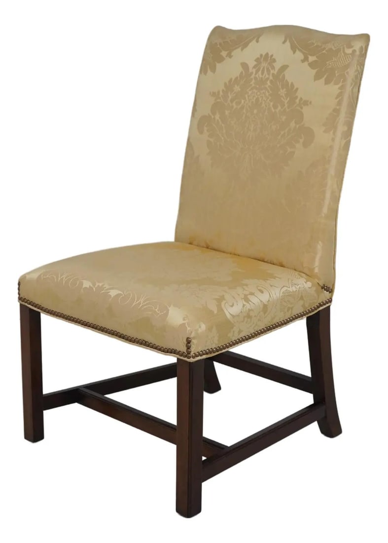 Mahogany Side Chair Kittinger Colonial Williamsburg Chippendale Style (1 of 10)
