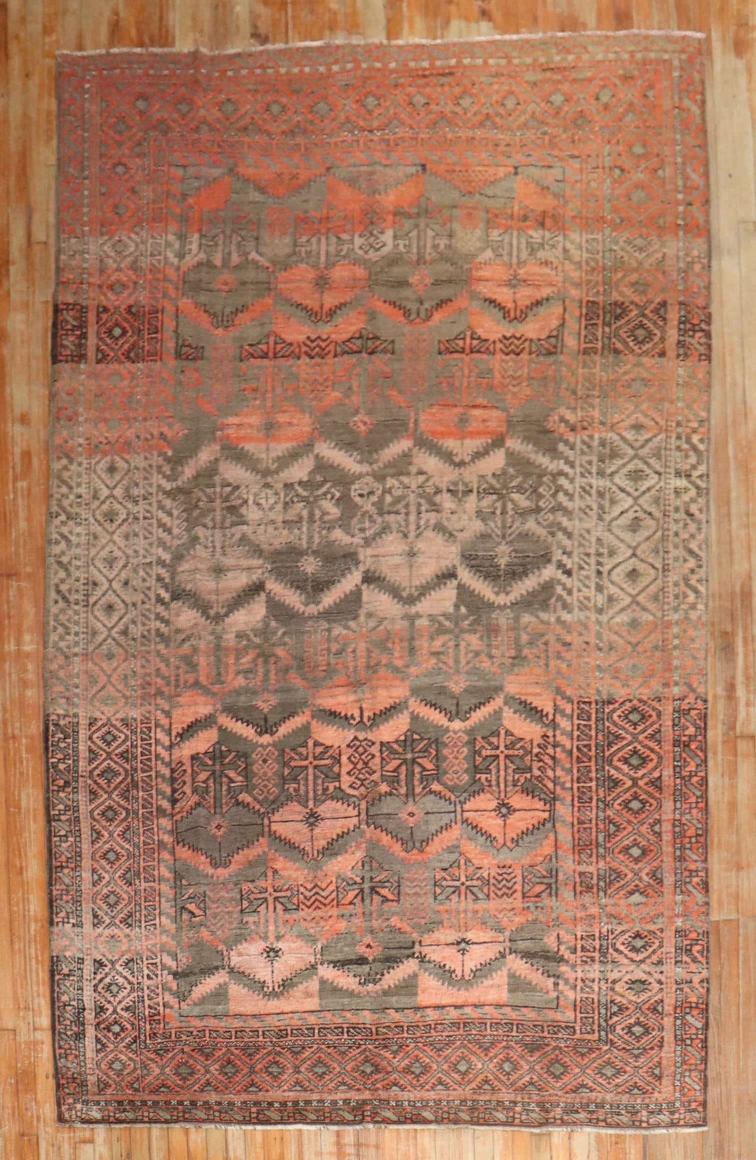 6' 6" x 10' 1" Early 20th Century Balouch Carpet (1 of 7)