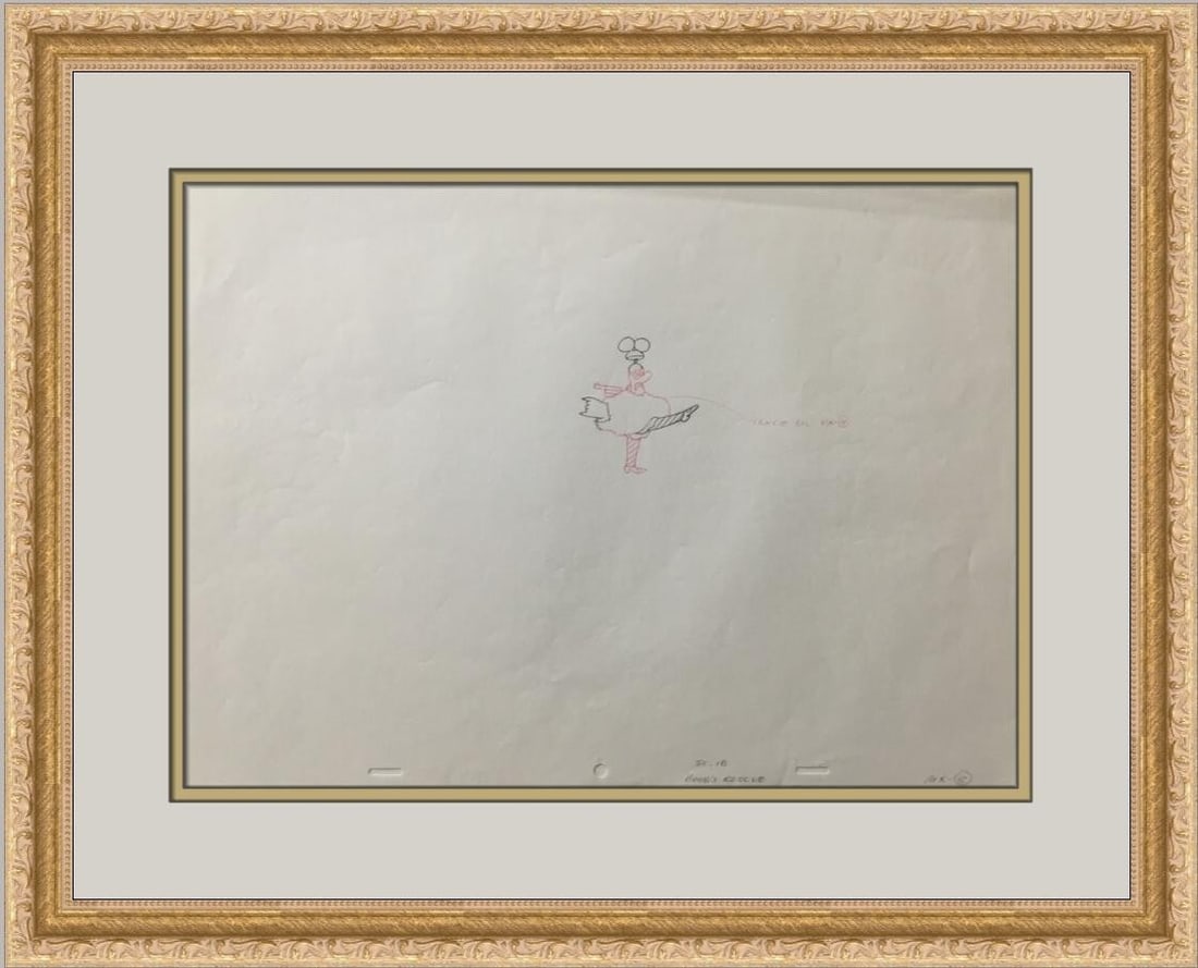1968 Beatles Yellow Submarine Production Drawing by Ron Campbell (1 of 4)