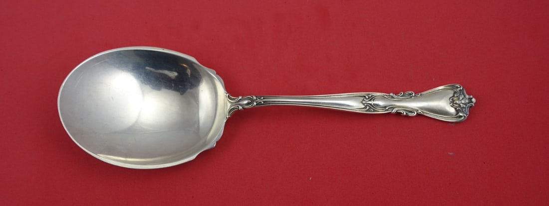 Wallace Sterling Silver Serving Spoon Lady Windsor 8 3/4" (1 of 2)