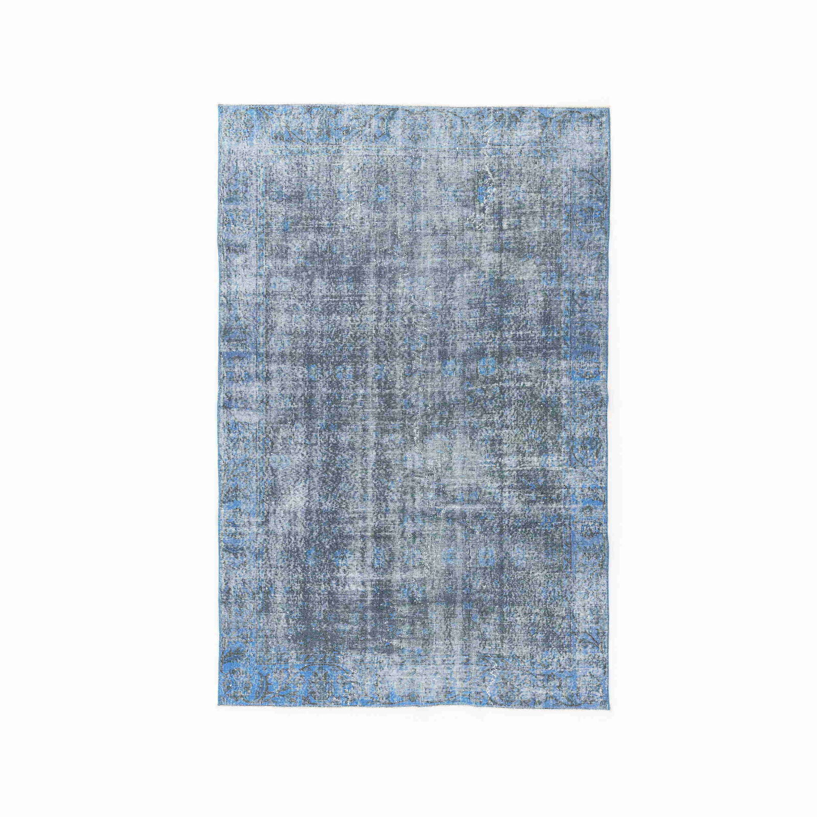 Authentic Handmade Vintage Carpet Wool on Cotton 63.8 x 98.8: Authentic Handmade Vintage Carpet Wool on Cotton 63.8 x 98.8 This authentic handmade vintage carpet showcases a beautiful blend of wool on cotton, making it a unique addition to any space. The intrica