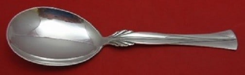 Frigast Queen Christina Wings Sterling Silver Berry Spoon 8.5": Frigast Queen Christina Wings Sterling Silver Berry Spoon 8.5" Introducing the Queen Christina aka Wings Berry Spoon, crafted by Frigast. This exquisite serving spoon is made of high-quality sterling 