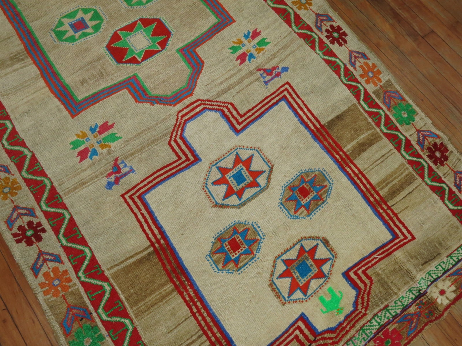 4' 7" x 10' 5" Turkish Kars Gallery Runner Rug (1 of 7)