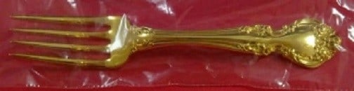 Gorham Melrose Vermeil Gold Sterling Silver Fork 7" New (1 of 1)