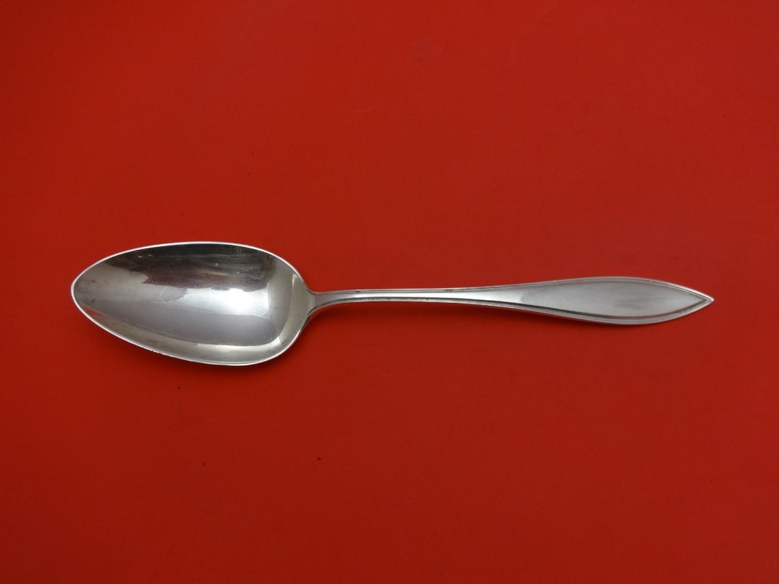 Birks Norman Sterling Silver Serving Spoon 8 3/4 Inch (1 of 2)