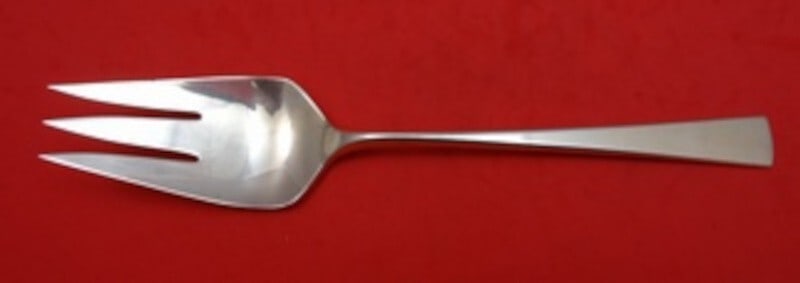 Reed & Barton Dimension Sterling Silver Cold Meat Fork 8.25": Reed & Barton Dimension Sterling Silver Cold Meat Fork 8.25" Add elegance to your dining experience with this exquisite 8 1/4" cold meat fork from the Dimension pattern by Reed and Barton. Crafted fro