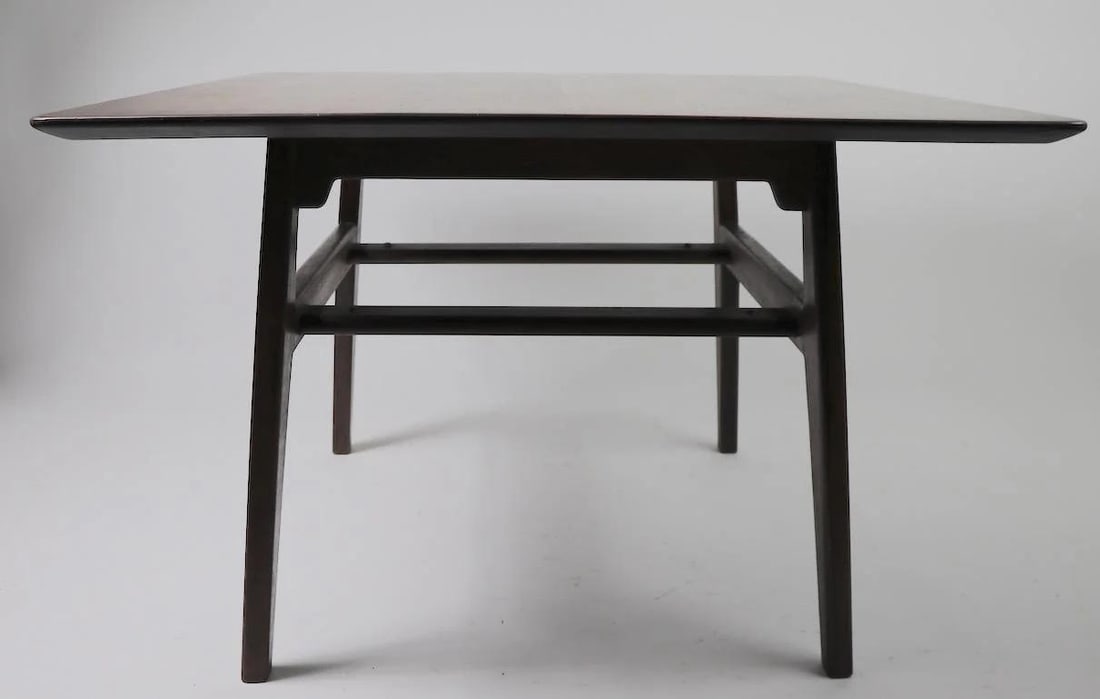Jens Risom Walnut Square Table 32x32 Brown Design - 8