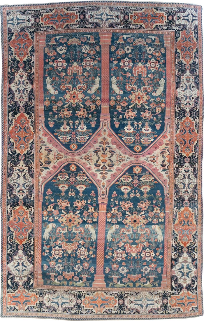 14' x 22' 6" Antique Persian Senneh Oversize Rug (1 of 5)