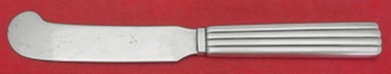 Georg Jensen Bernadotte Sterling Silver Butter Spreader 6 Inch: Georg Jensen Bernadotte Sterling Silver Butter Spreader 6 Inch This exquisite butter spreader, part of the Bernadotte pattern by Georg Jensen, is crafted from high-quality sterling silver (.925). Meas