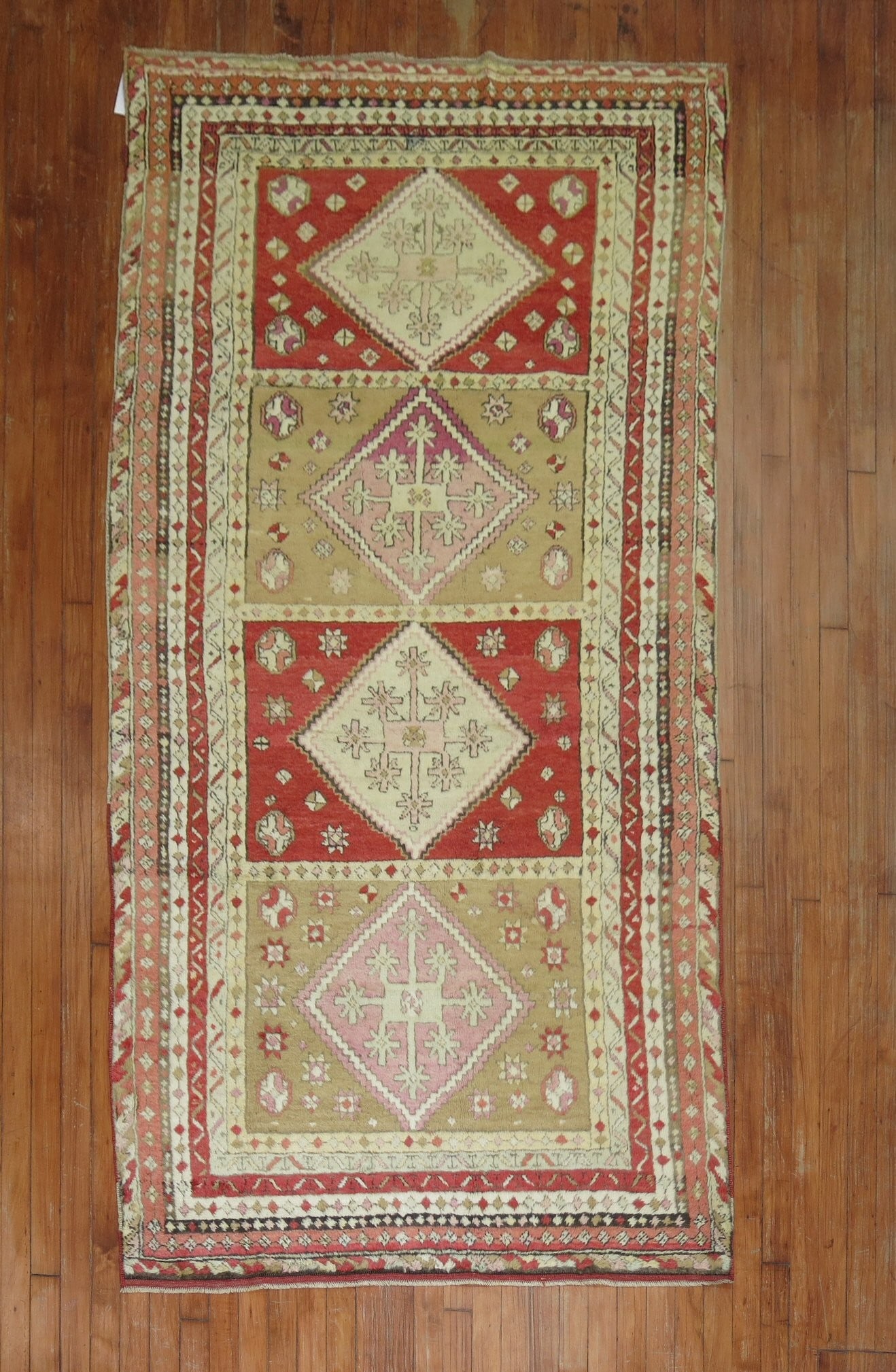 4' x 7' 9" Antique Russian Karabagh Accent Rug (1 of 7)