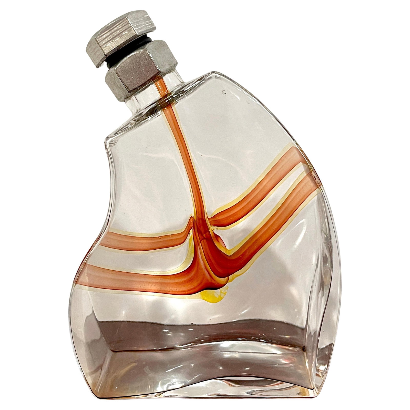 Kjell Engman Macho Decanter Kosta Boda Signed Modern Crystal Art (1 of 9)