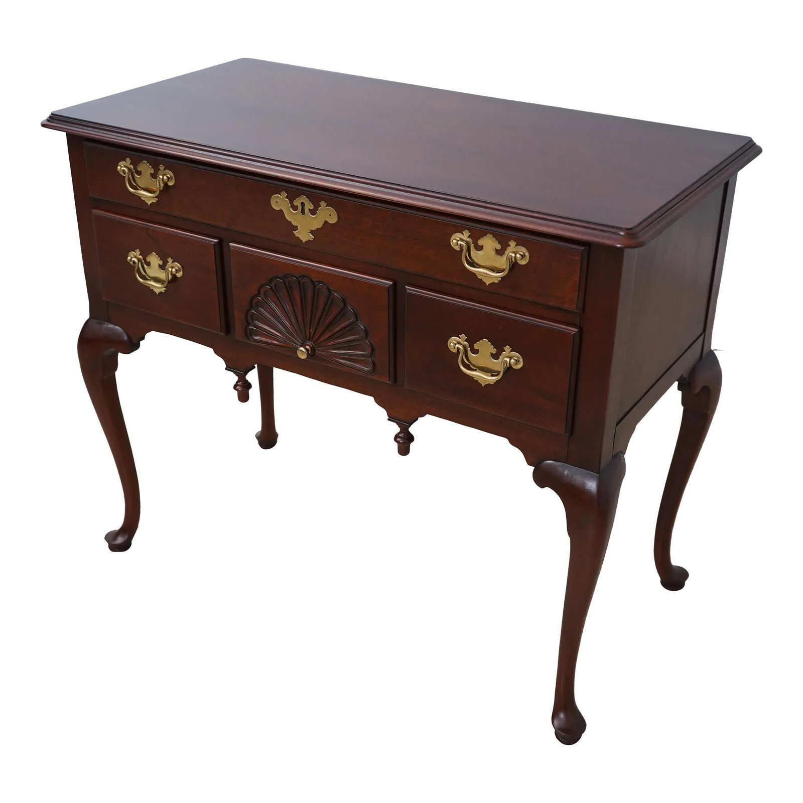 Councill Craftsmen Mahogany New England Lowboy Dovetailed Drawers: Councill Craftsmen Mahogany New England Lowboy Dovetailed Drawers This exquisite Councill Craftsmen New England Design Lowboy is a timeless piece showcasing quality craftsmanship. Featuring dovetailed