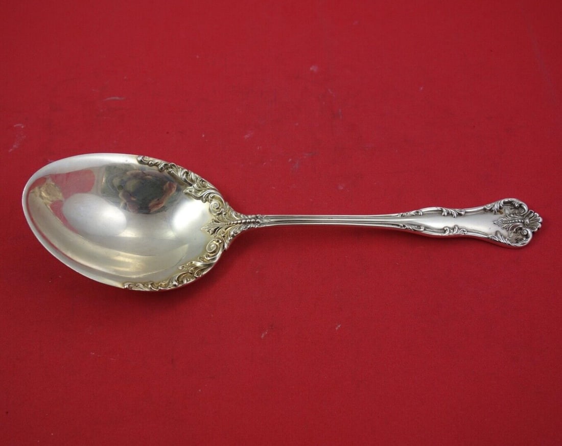 Lunt Chatelaine Sterling Silver Berry Spoon 9 1/4 Inches (1 of 2)