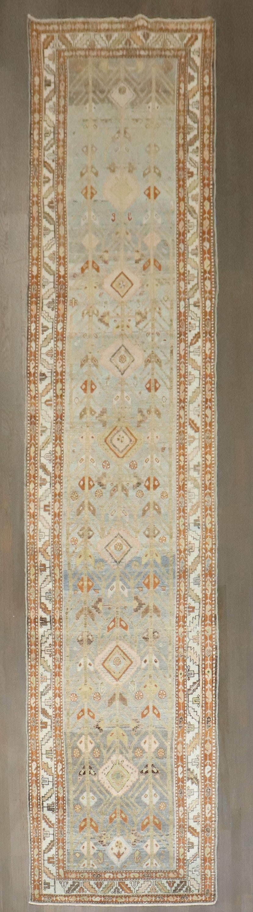 3' 5" x 16' Earth Tone Persian Kurd Hall Runner (1 of 7)