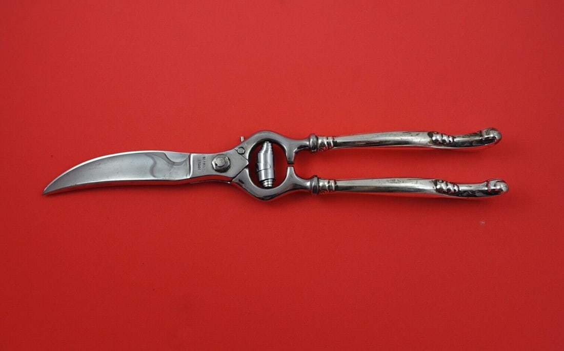 Wallace Waltz of Spring Sterling Silver Lobster Shear 12 Inch: Wallace Waltz of Spring Sterling Silver Lobster Shear 12 Inch This exquisite lobster shear is crafted by Wallace in the elegant Waltz of Spring pattern. Made of sterling silver with a hollow handle an