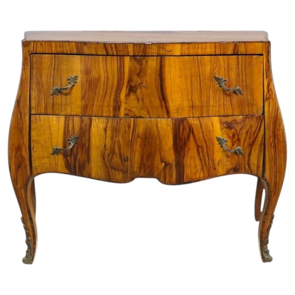 Early 20th Century Italian Olivewood Bombe Chest with Ormolu (1 of 16)