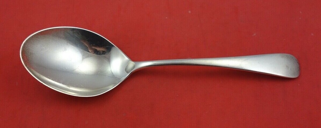 Blackinton French Colonial sterling vegetable serving spoon 8 3/4" (1 of 2)