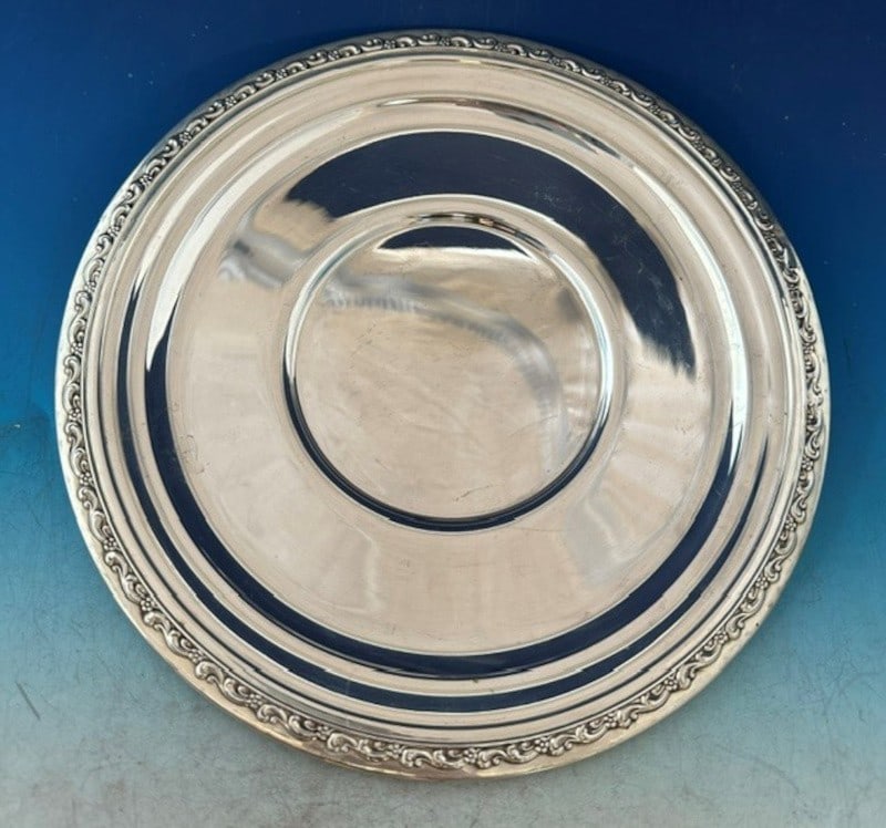 Reed and Barton Tara Sterling Silver Charger Plate 10 1/2 Dia (1 of 4)