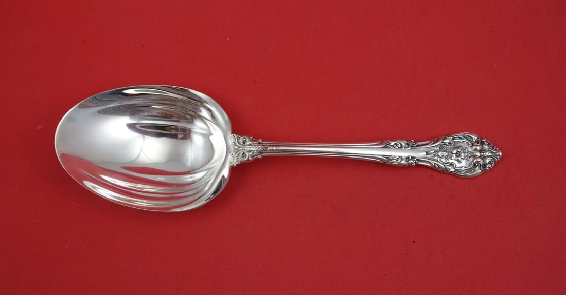 Sterling Silver Salad Spoon King Edward Pattern by Gorham 8 5/8 Inch: Sterling Silver Salad Spoon King Edward Pattern by Gorham 8 5/8 Inch This King Edward salad serving spoon by Gorham features a sterling silver hollow handle paired with stainless steel implements. Sho