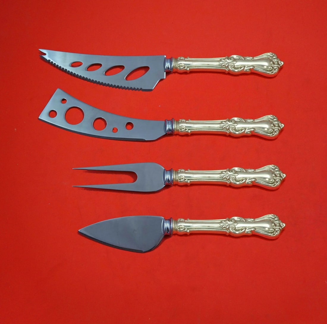 Reed and Barton Marlborough Sterling Silver Deluxe Charcuterie Set 4-Piece (1 of 6)