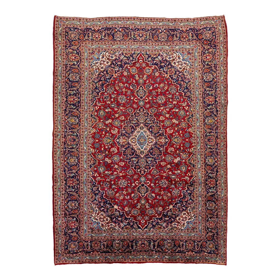 Hand-knotted wool Oriental rug 9'4x13'2 medallion (1 of 4)