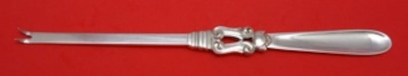 Georg Jensen Acorn Sterling Silver Lobster Pick 7.5" GI/GJ Mark: Georg Jensen Acorn Sterling Silver Lobster Pick 7.5" GI/GJ Mark This exquisite lobster pick is part of the Acorn pattern by Georg Jensen, showcasing classic design and craftsmanship. Made from sterlin