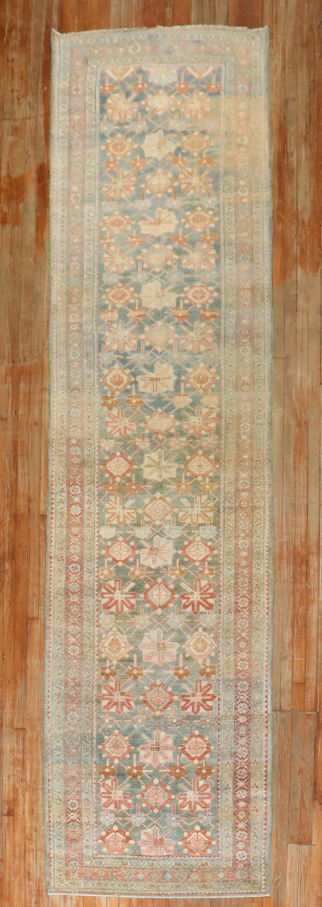 3' 6" x 14' 3" Northwest Persian runner in Mini Khani pattern (1 of 7)