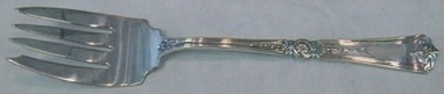Durgin Victorian Sterling Silver Cold Meat Fork 8 5/8": Durgin Victorian Sterling Silver Cold Meat Fork 8 5/8" This Victorian by Durgin serving fork is crafted from sterling silver and measures 8 5/8" in length. The intricate design showcases the elegance 