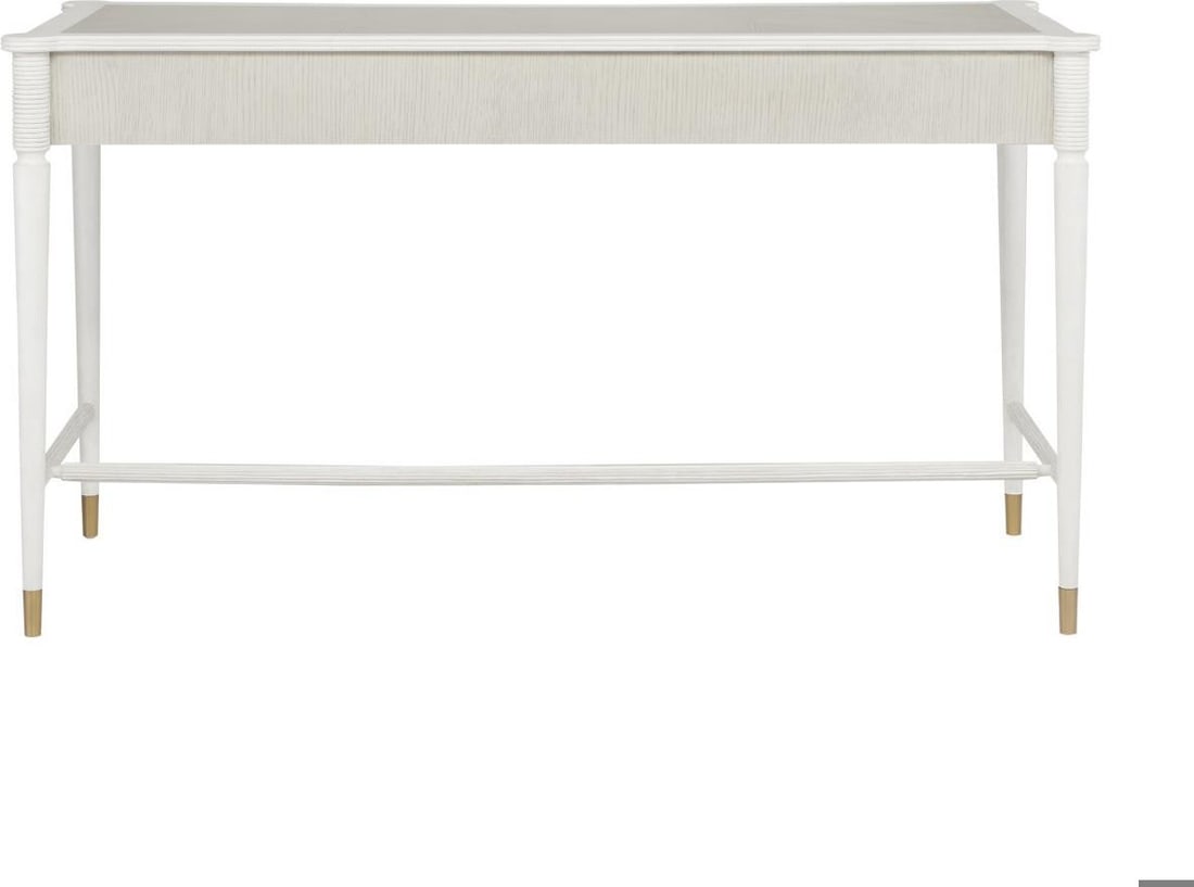 Currey Aster Desk English Traditional Style Brass Fog Finish 54x24 (1 of 7)