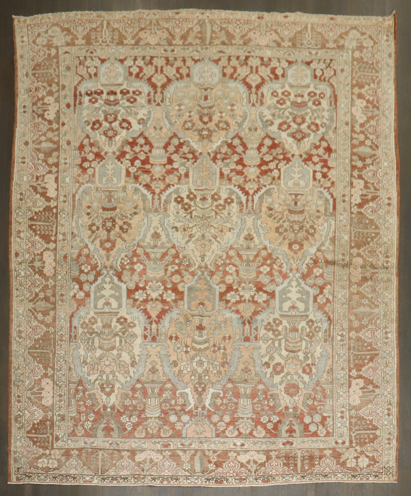 9' 2" x 10' 10" Square Bakhtiari Persian Room Rug: 9' 2" x 10' 10" Square Bakhtiari Persian Room Rug Early 20th century Persian Bakhtiari rug in a square room-size format. This pre-owned piece is identified as a Bakhtiari rug. Specifications Item Type