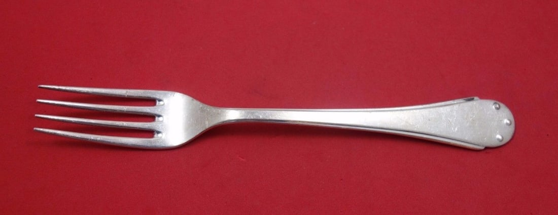 Calegaro Bugatti Sterling Silver Dinner Fork 8 1/8 Inch Italy (1 of 1)