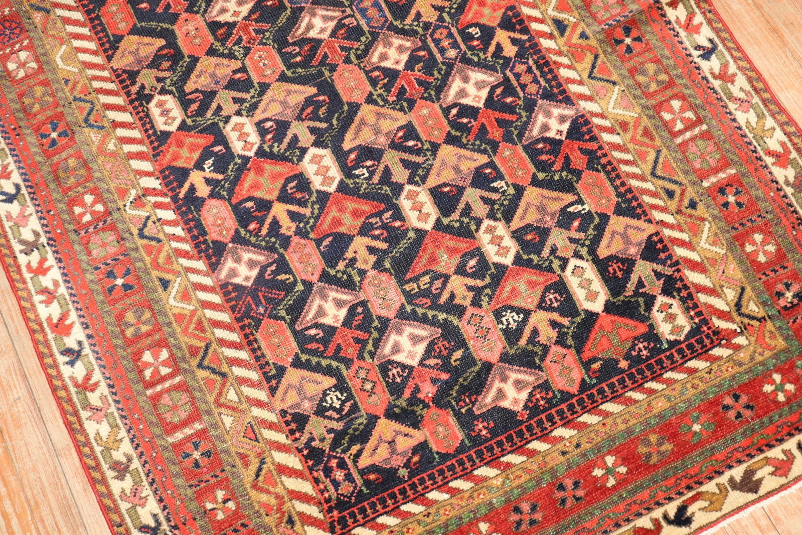 3' 9" x 6' 3" Northwest Persian Rug 1920s Accent Carpet (1 of 6)