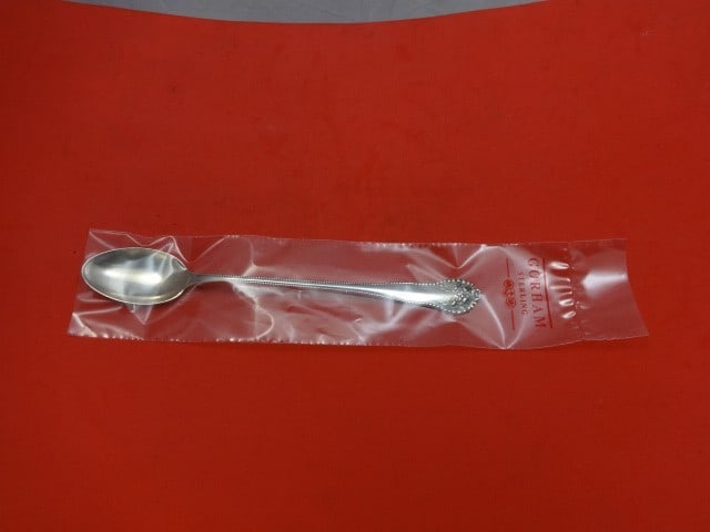Gorham Lancaster Sterling Silver Iced Tea Spoon 7.5 inches New: Gorham Lancaster Sterling Silver Iced Tea Spoon 7.5 inches New Introducing the Lancaster Iced Tea Spoon by Gorham, a beautifully crafted piece made of sterling silver. This spoon measures 7 1/2" and f