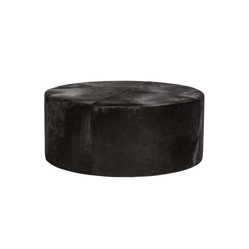 St Francis Top-Grain Leather Ottoman by Alder Tweed 40.5" English Traditional (1 of 2)