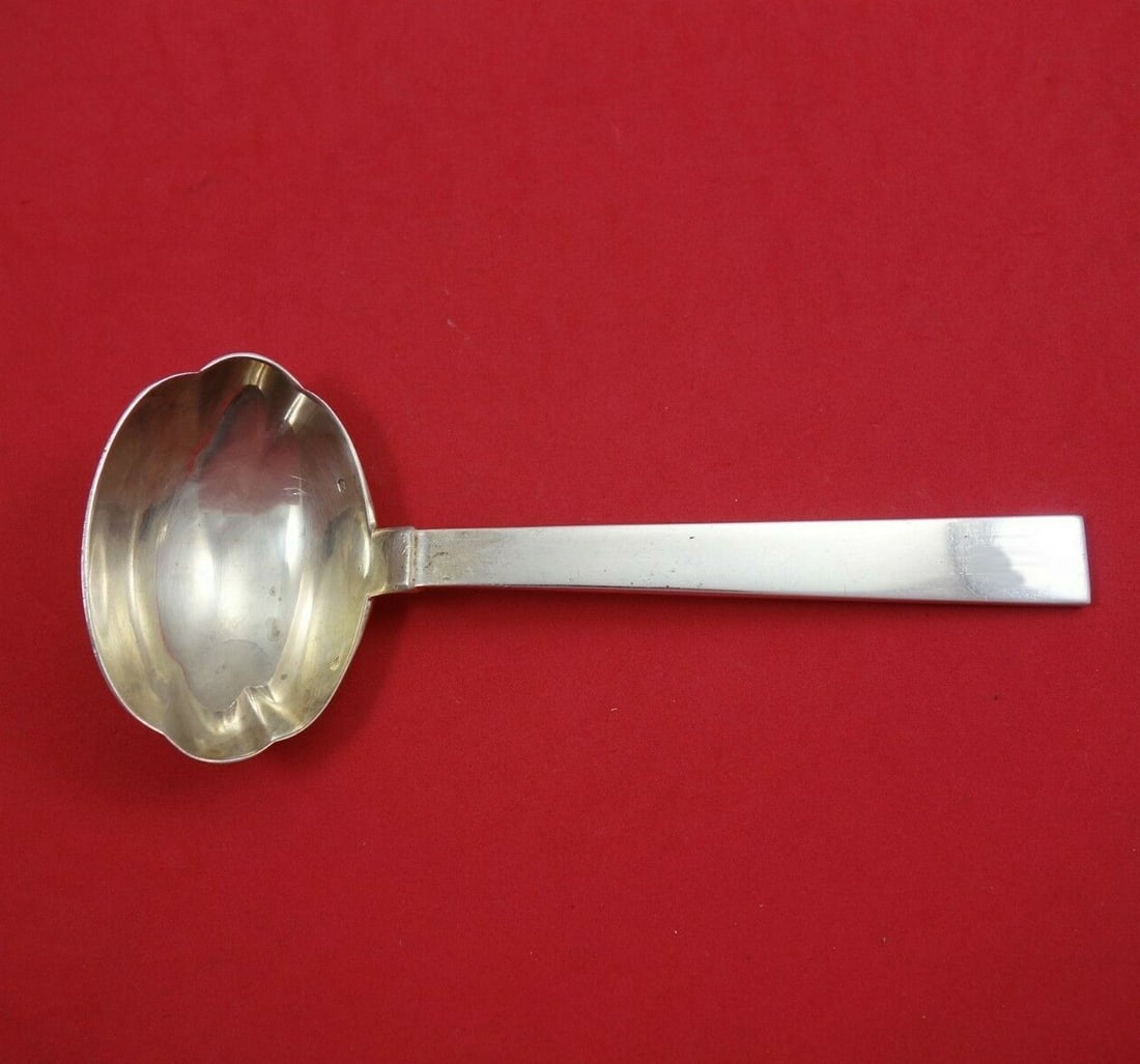 Puiforcat Antibes Vintage Sterling Silver Gravy Ladle 7 Inches: Puiforcat Antibes Vintage Sterling Silver Gravy Ladle 7 Inches This elegant gravy ladle is a stunning piece from the renowned Puiforcat brand, crafted in sterling silver. Designed in the Antibes patte