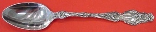 Whiting Lily Sterling Silver Parfait Spoon 6 3/8" (1 of 2)