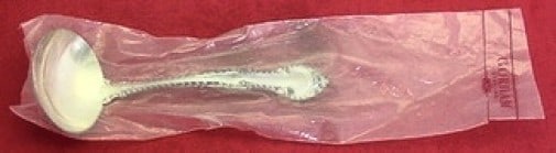 Gorham English Gadroon Sterling Silver Gravy Ladle 6.25 Inch New: Gorham English Gadroon Sterling Silver Gravy Ladle 6.25 Inch New Serve your favorite gravies with elegance using this English Gadroon gravy ladle by Gorham. Crafted from high-quality sterling silver, 