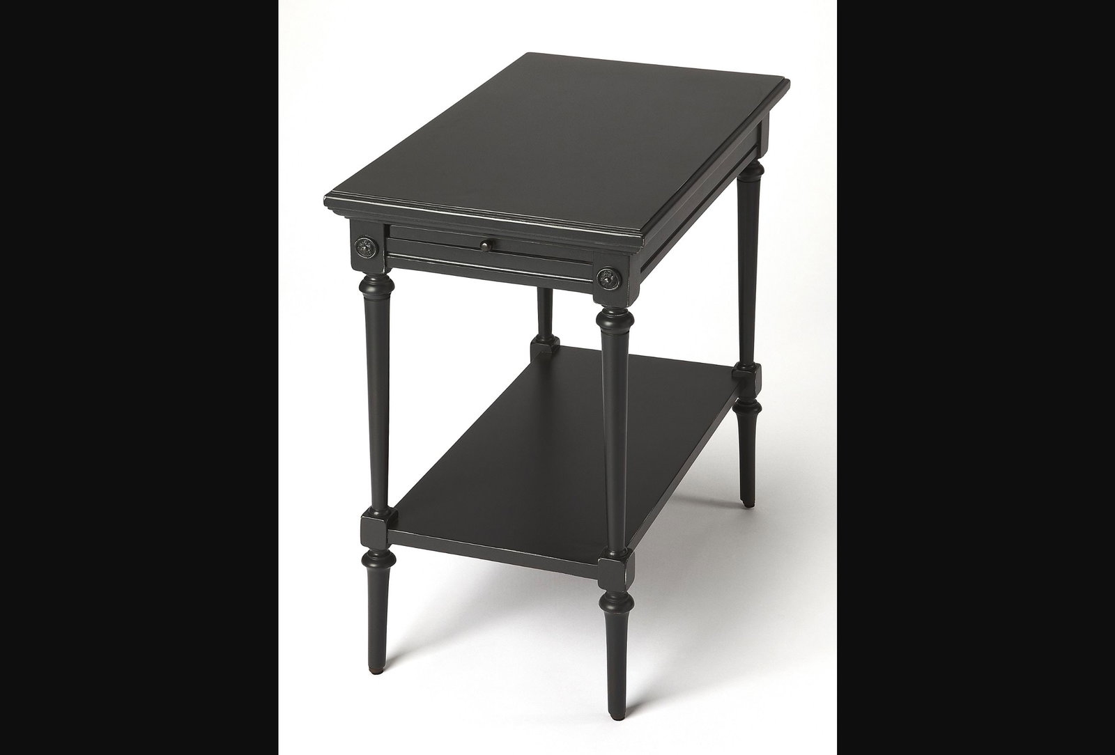 Butler Specialty Mahogany End Table with Hidden Tray (1 of 4)