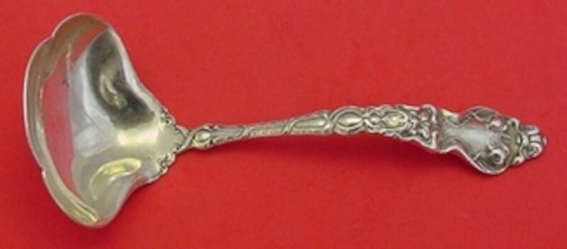 Unger Douvaine Sterling Silver Gravy Ladle 6.25 Inch Vintage Silverware: Unger Douvaine Sterling Silver Gravy Ladle 6.25 Inch Vintage Silverware Elevate your dining experience with this exquisite Douvaine by Unger Sterling Silver Gravy Ladle. Measuring 6 1/4 inches, this l