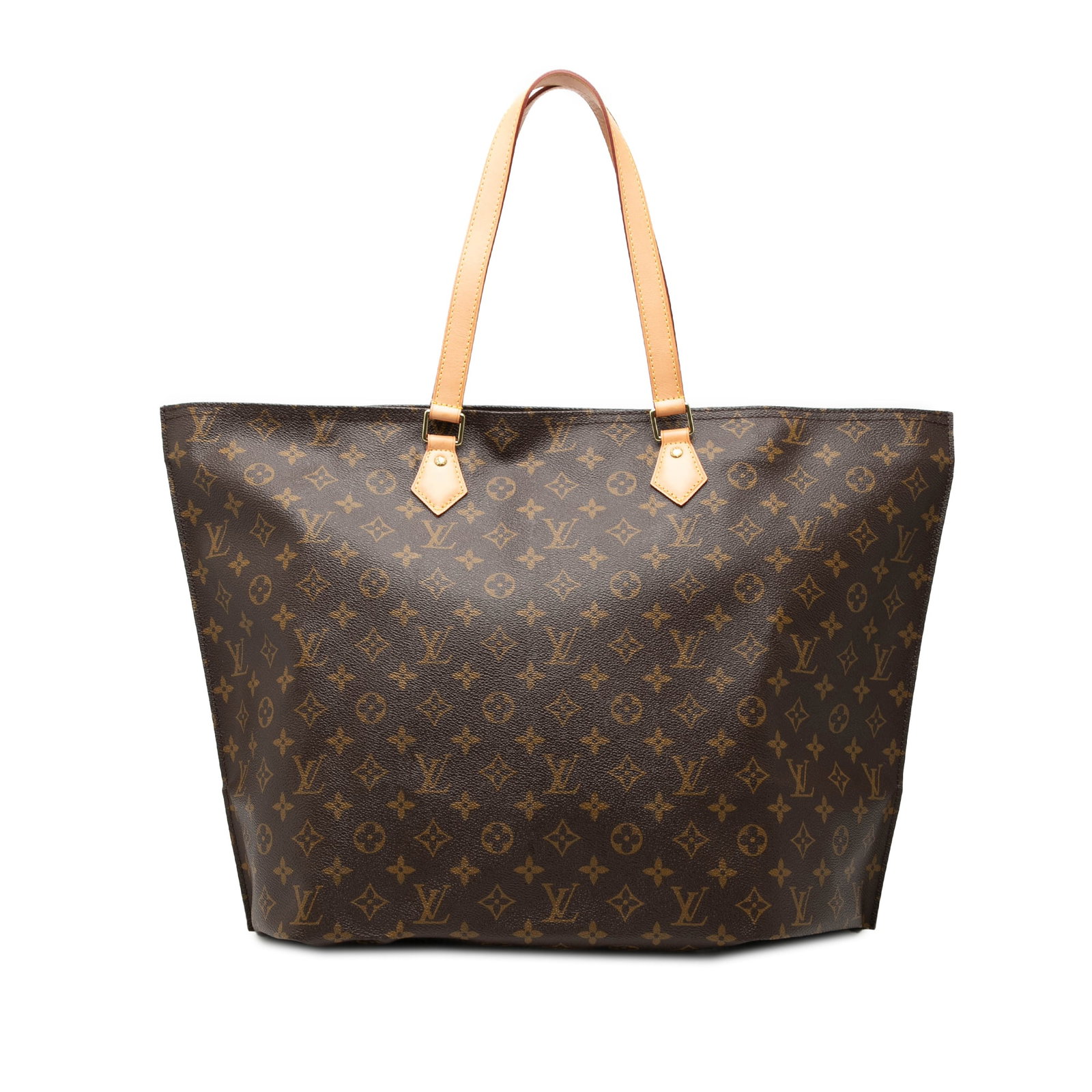 Louis Vuitton All-In MM Monogram Canvas Shoulder Bag: Louis Vuitton All-In MM Monogram Canvas Shoulder Bag Louis Vuitton Monogram All-In MM bag crafted with a monogram canvas body, flat vachetta straps, a top zip closure, and an interior zip pocket. Incl