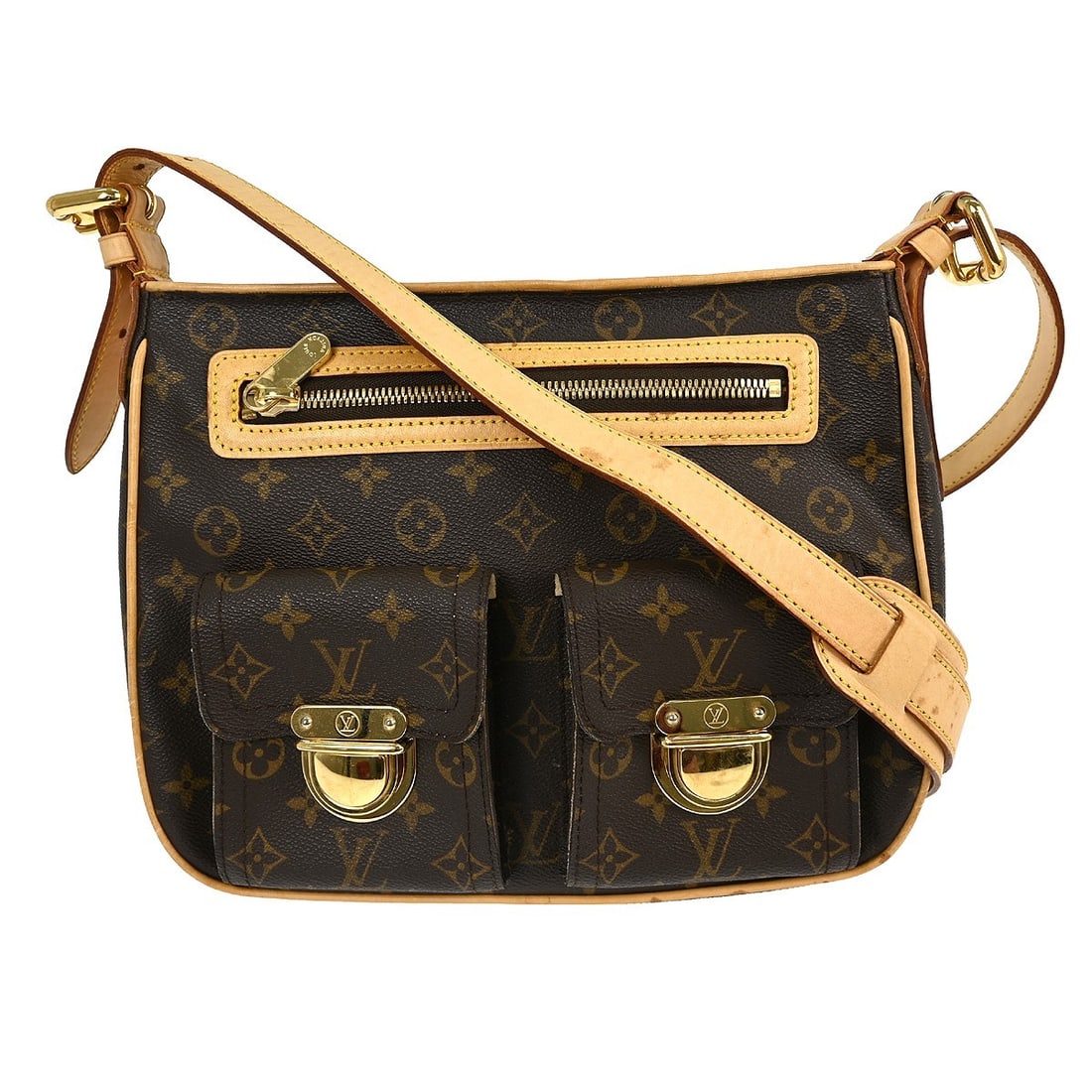 Louis Vuitton Hudson GM Monogram Canvas Shoulder Bag M40045 (1 of 15)
