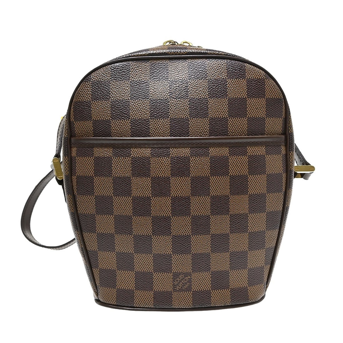 Louis Vuitton Ipanema shoulder bag in brown Damier Ebene canvas: Louis Vuitton Ipanema shoulder bag in brown Damier Ebene canvas Louis Vuitton Ipanema shoulder bag in brown canvas with a Damier Ebene pattern. Made in France, this pre-owned piece is in good conditio