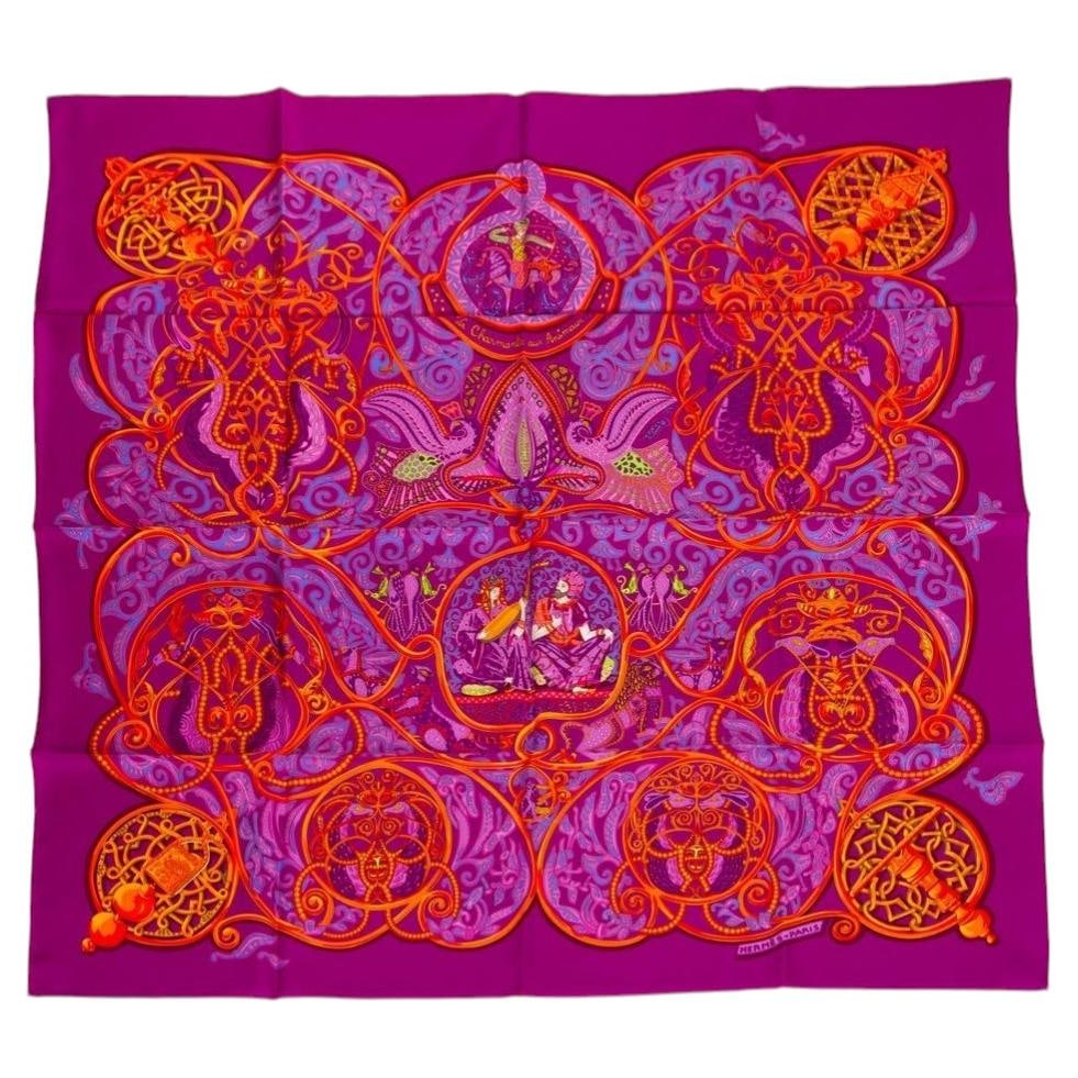 Hermes La Charmante aux Animaux silk scarf by Annie Faivre (1 of 5)
