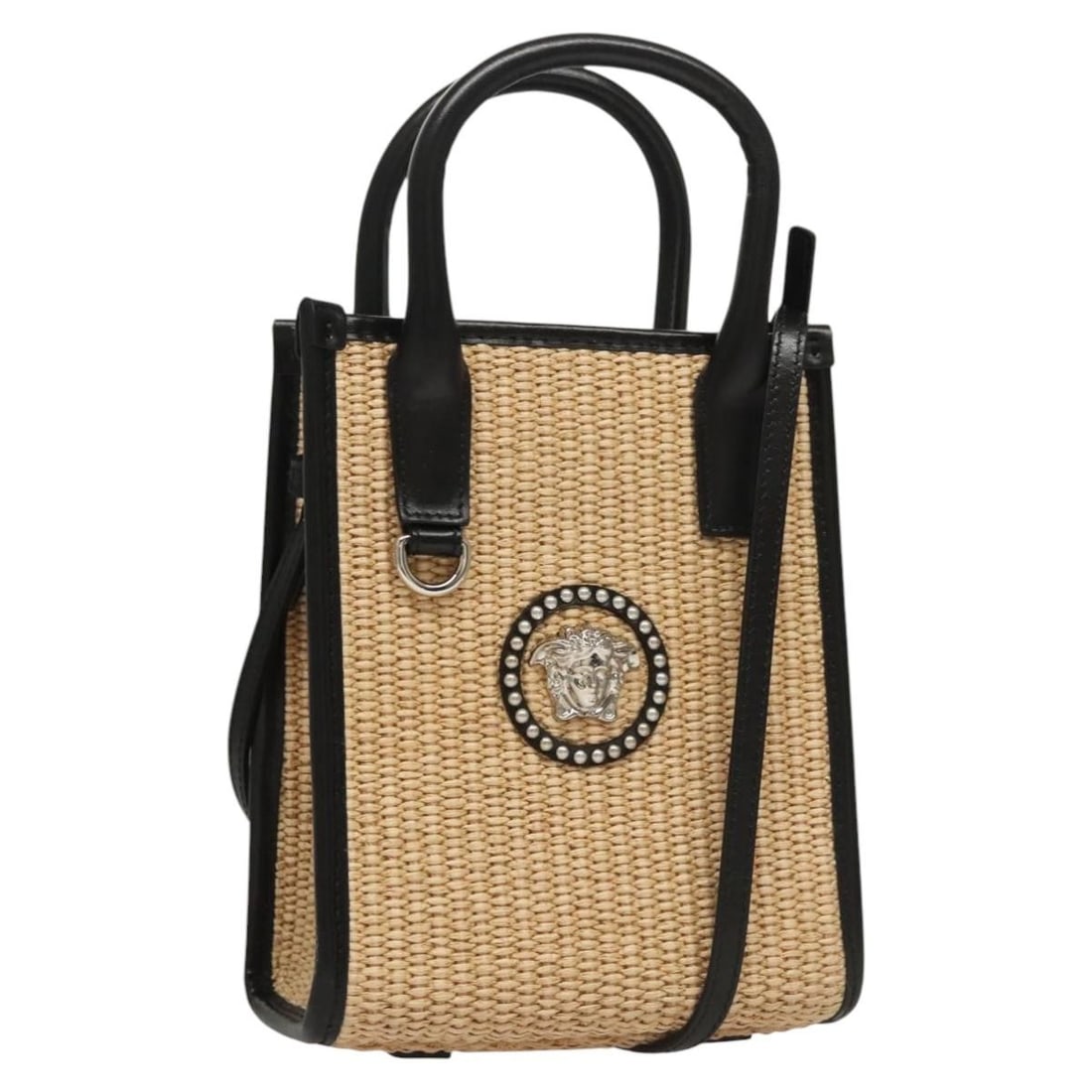 VERSACE Beige Canvas 2way Handbag with Dust Bag (1 of 18)