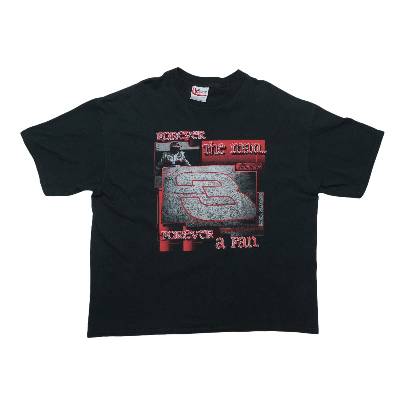 Vintage 1990s Dale Earnhardt Black Cotton XL Graphic Shirt (1 of 5)