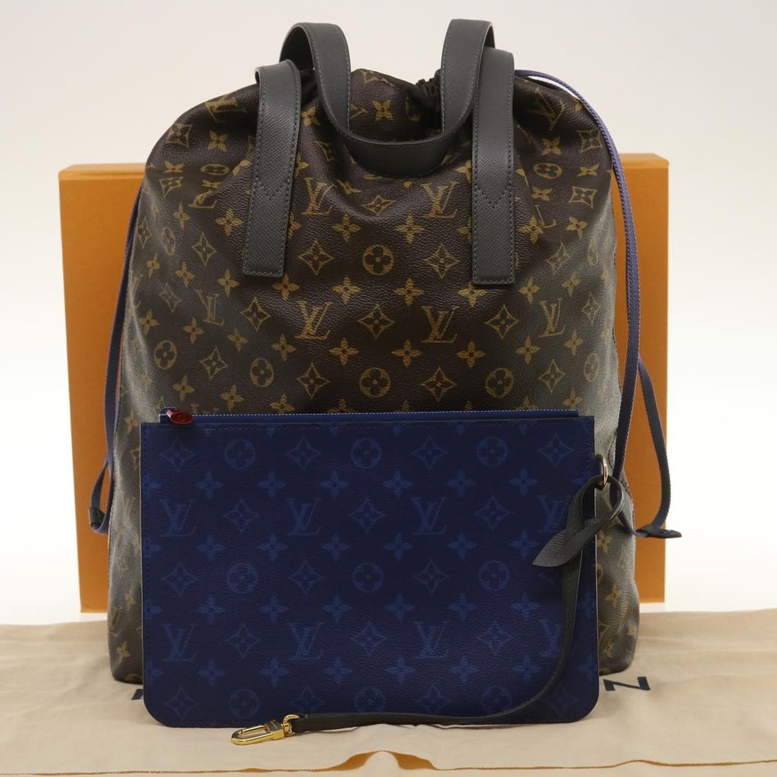 Louis Vuitton Brown Canvas Cabas Light Monogram Split Drawstring Tote - 14