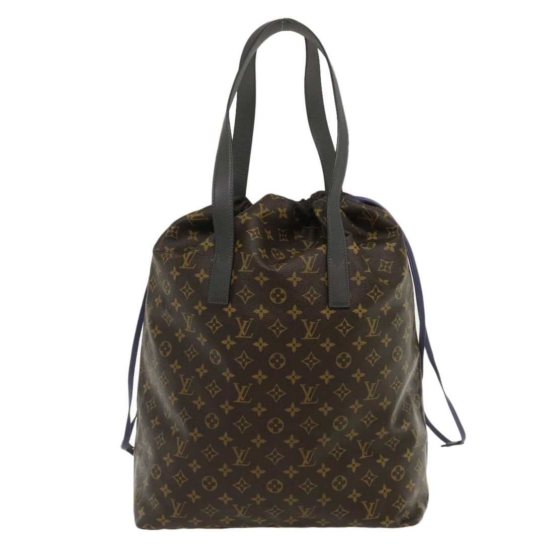 Louis Vuitton Brown Canvas Cabas Light Monogram Split Drawstring Tote: Louis Vuitton Brown Canvas Cabas Light Monogram Split Drawstring Tote The Louis Vuitton Cabas Light Drawstring Bag features the iconic Monogram Split canvas design in brown. This stylish bag is crafte