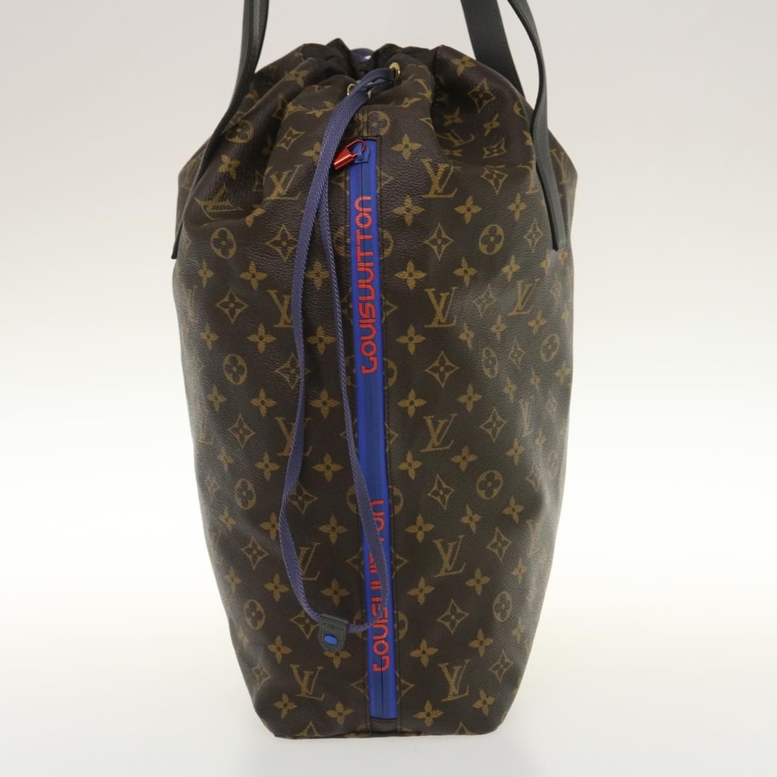 Louis Vuitton Brown Canvas Cabas Light Monogram Split Drawstring Tote - 4