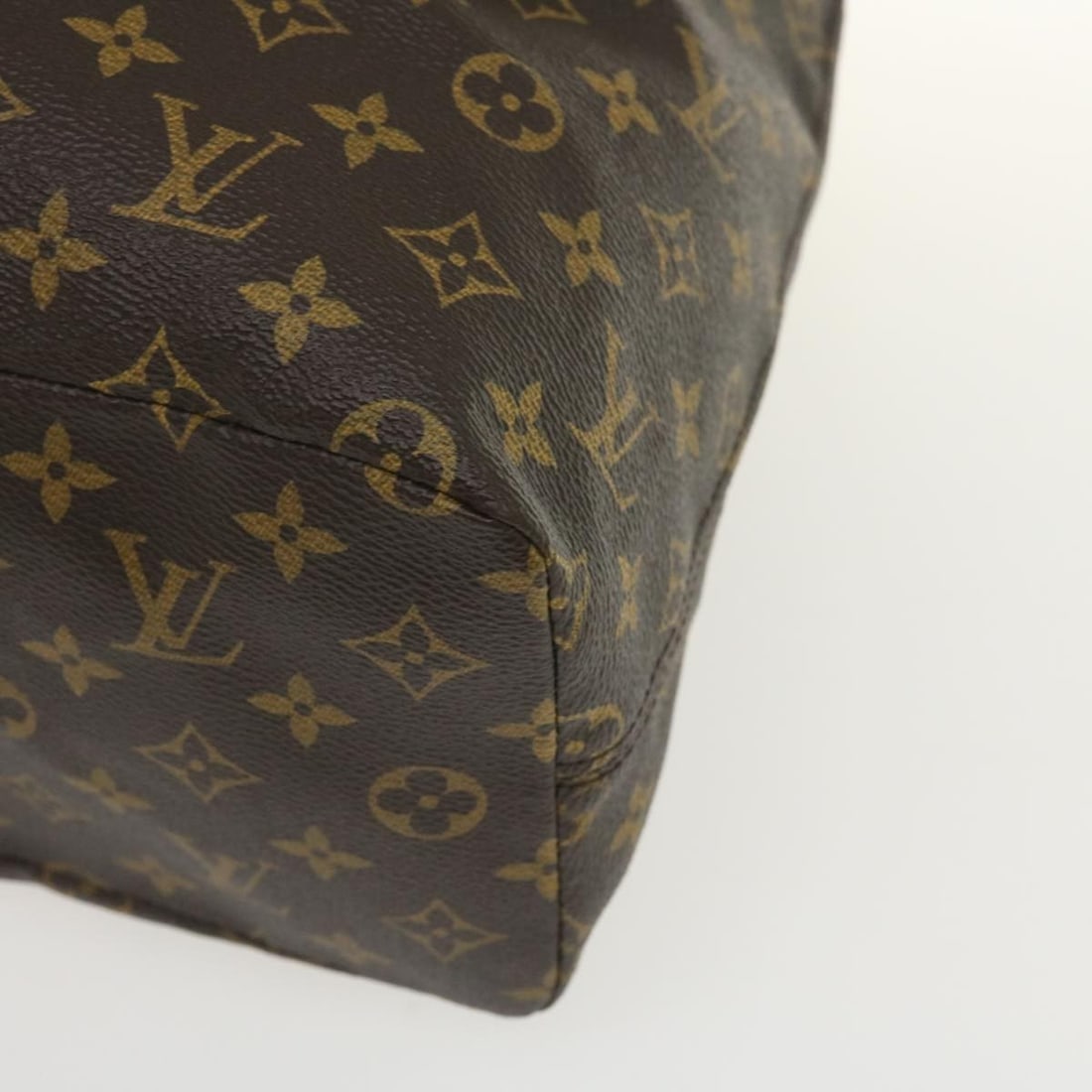Louis Vuitton Brown Canvas Cabas Light Monogram Split Drawstring Tote - 9